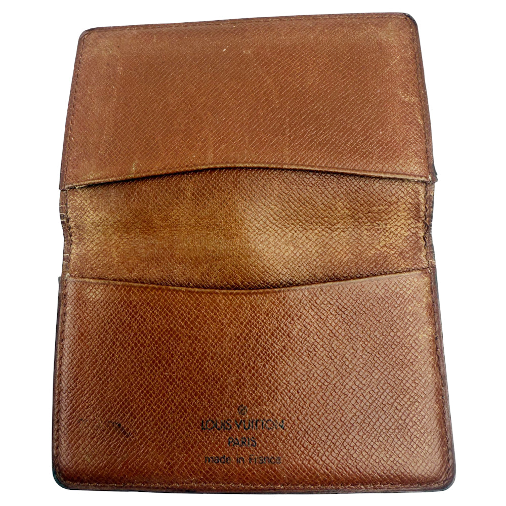 LOUIS VUITTON Monogram Card Holder Purse LHQ870