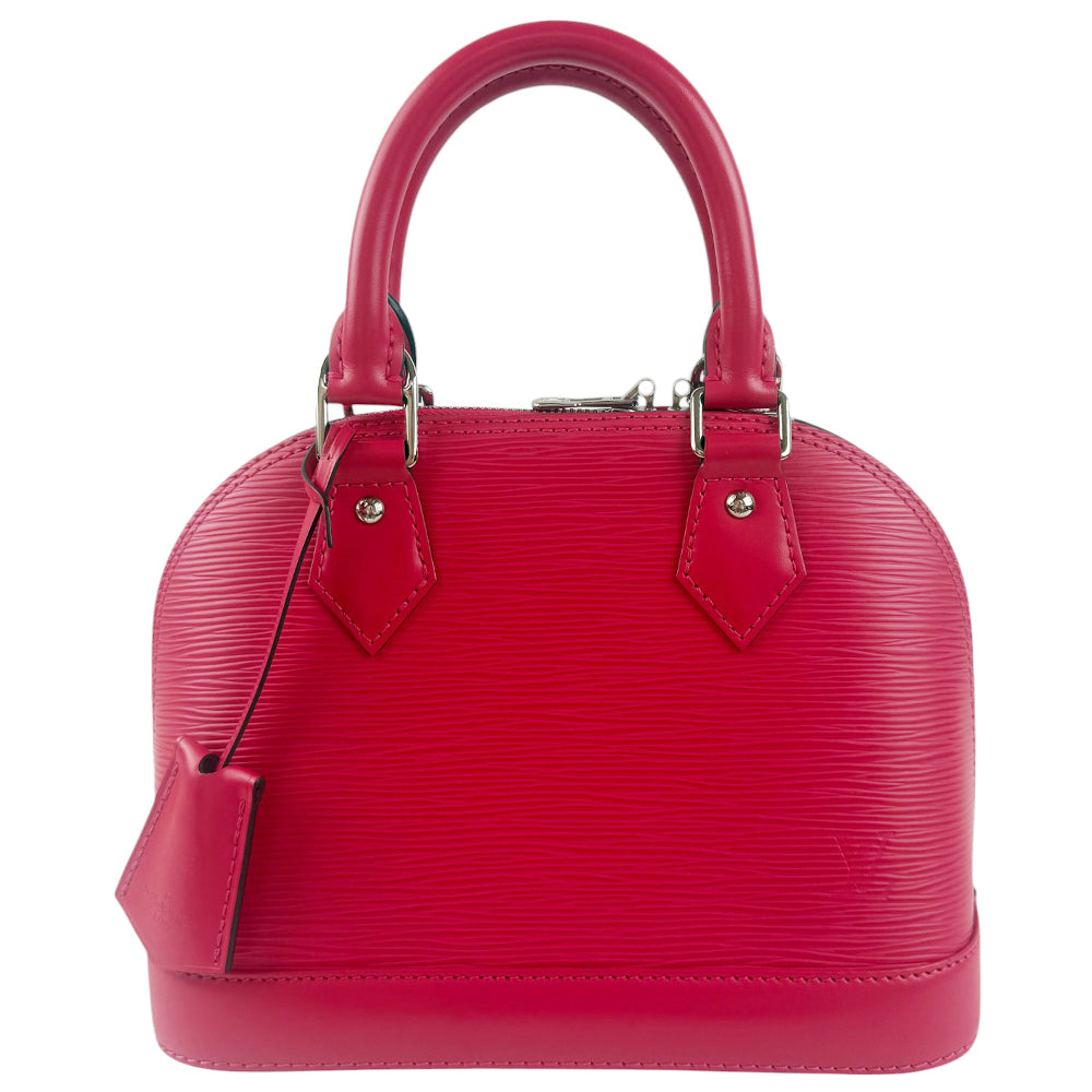 LOUIS VUITTON Alma BB Epi Pink Shoulder Handbag LHQ882
