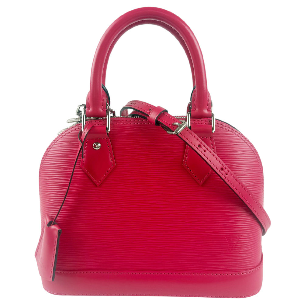 LOUIS VUITTON Alma BB Epi Pink Shoulder Handbag LHQ882