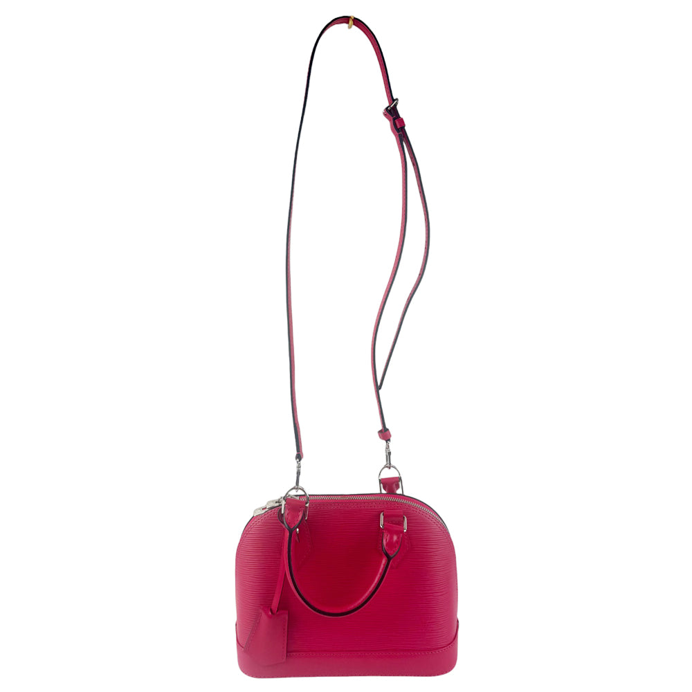 LOUIS VUITTON Alma BB Epi Pink Shoulder Handbag LHQ882