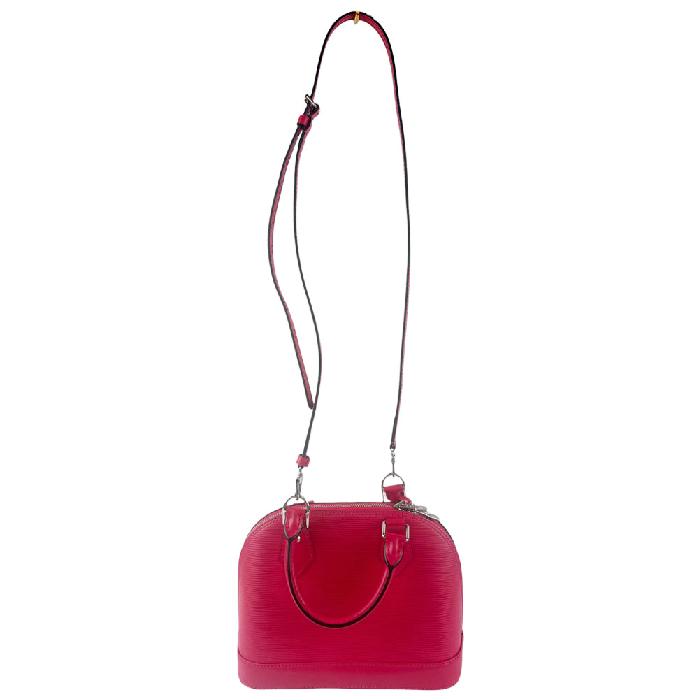 LOUIS VUITTON Alma BB Epi Pink Shoulder Handbag LHQ882