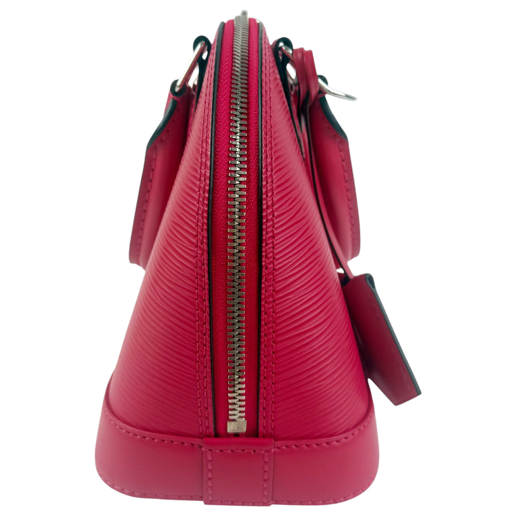 LOUIS VUITTON Alma BB Epi Pink Shoulder Handbag LHQ882