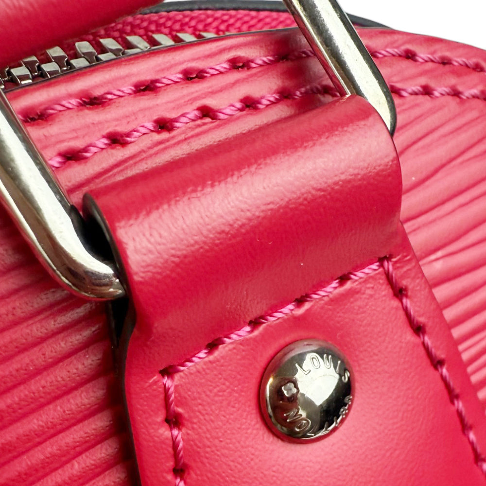 LOUIS VUITTON Alma BB Epi Pink Shoulder Handbag LHQ882