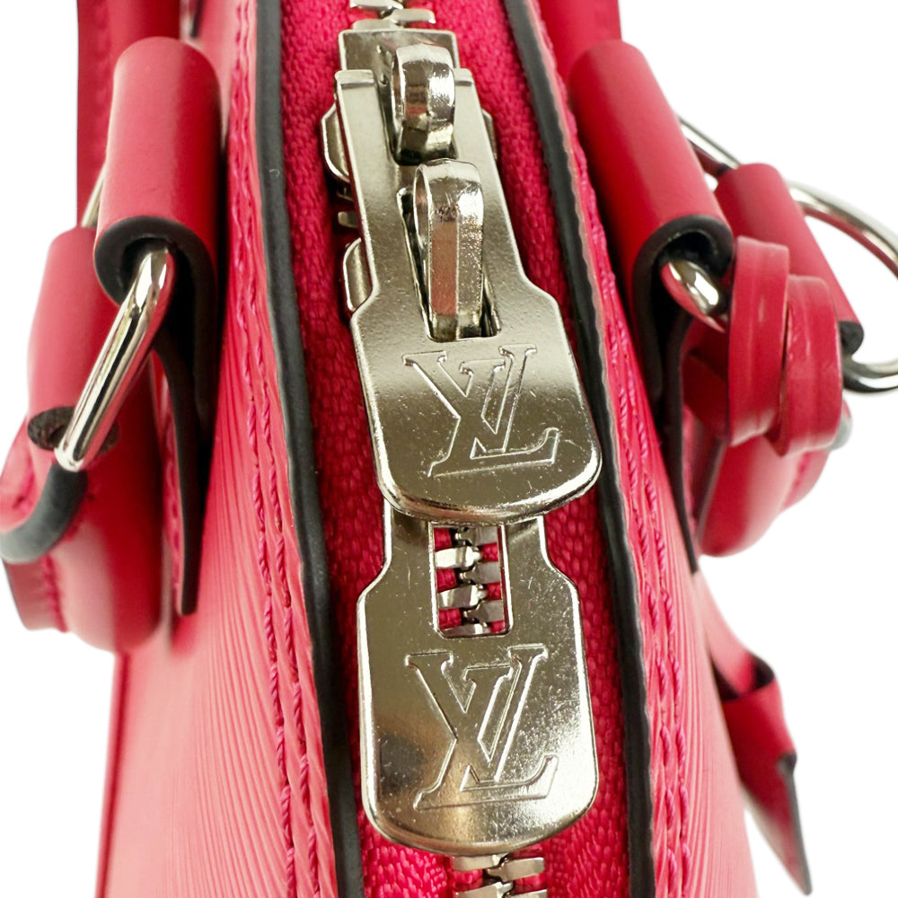 LOUIS VUITTON Alma BB Epi Pink Shoulder Handbag LHQ882