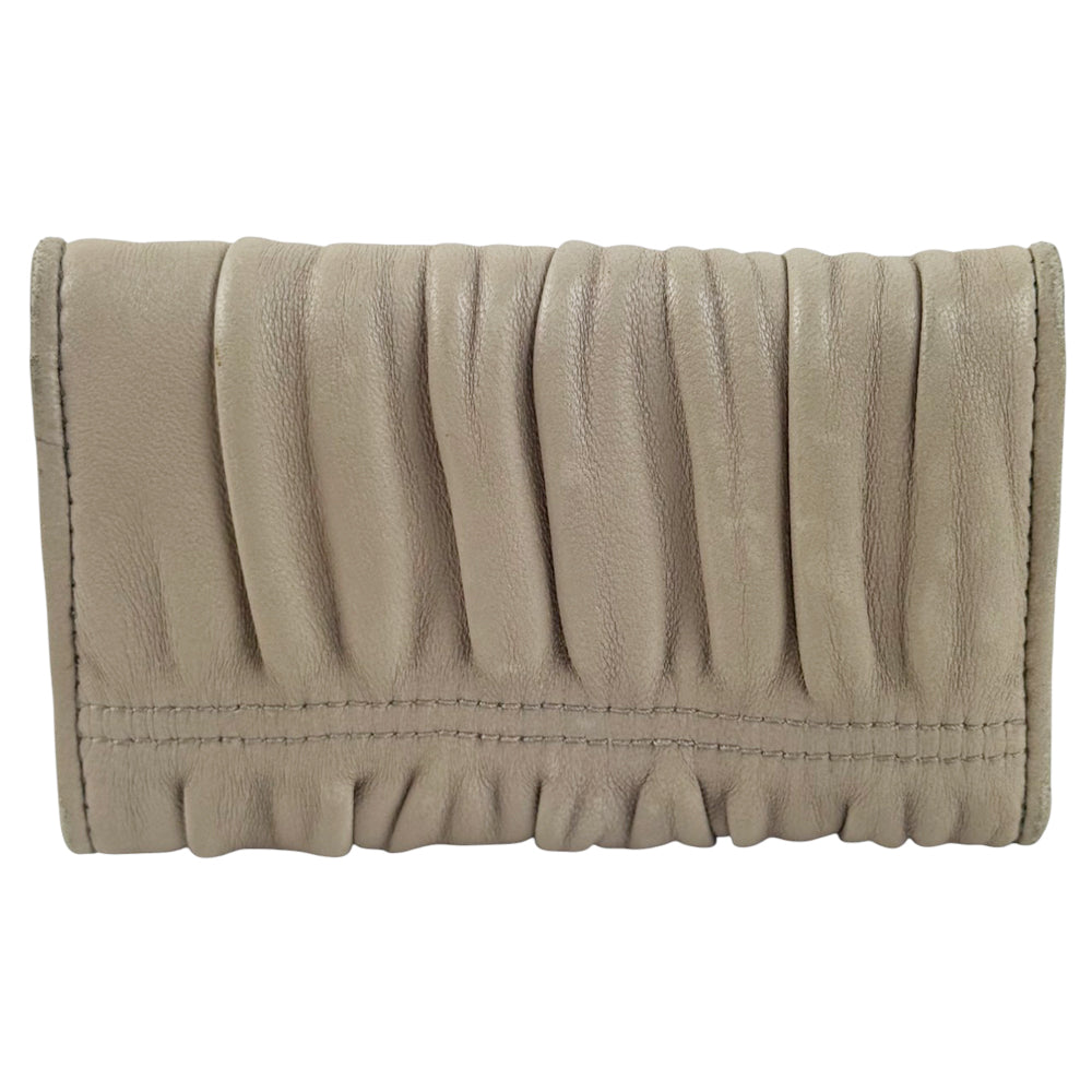 PRADA Nappa Gaufre Leather 6 Point Key Holder Case LHQ893