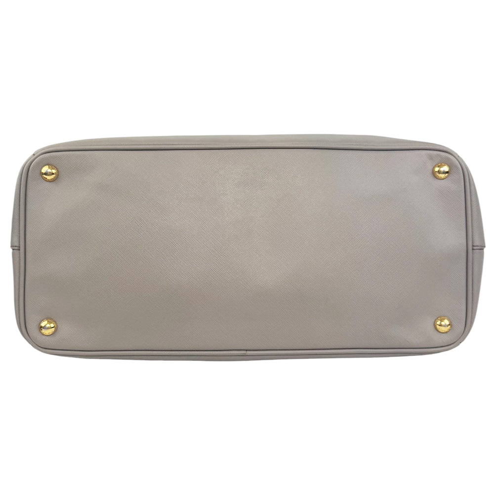 PRADA Galleria Saffiano Grey Leather Handbag LHQ905