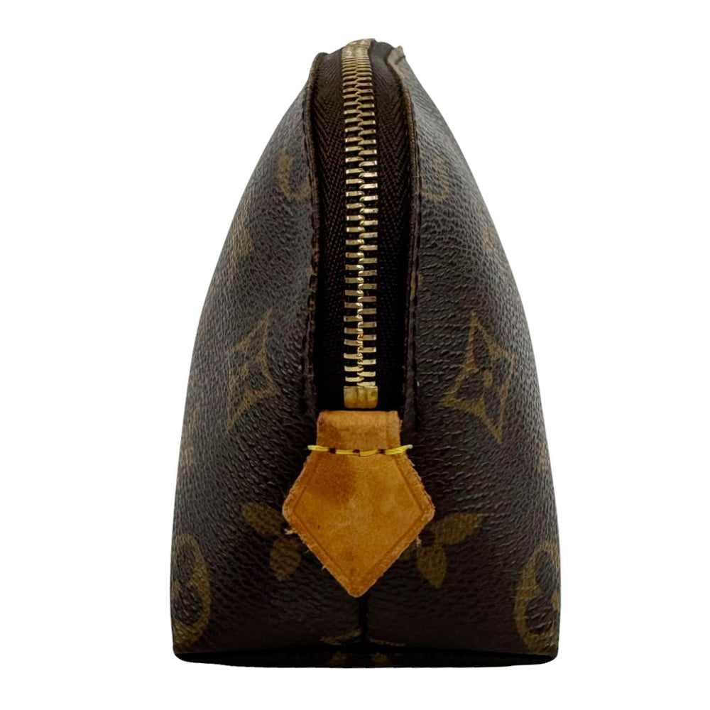 LOUIS VUITTON Brown Monogram Cosmetics Pouch Bag LHQ918