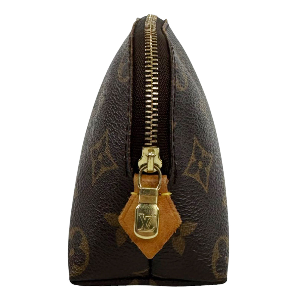 LOUIS VUITTON Brown Monogram Cosmetics Pouch Bag LHQ918
