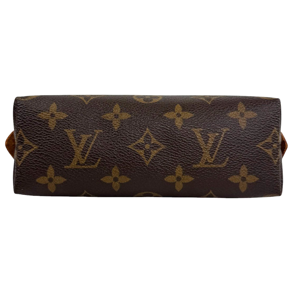 LOUIS VUITTON Brown Monogram Cosmetics Pouch Bag LHQ918