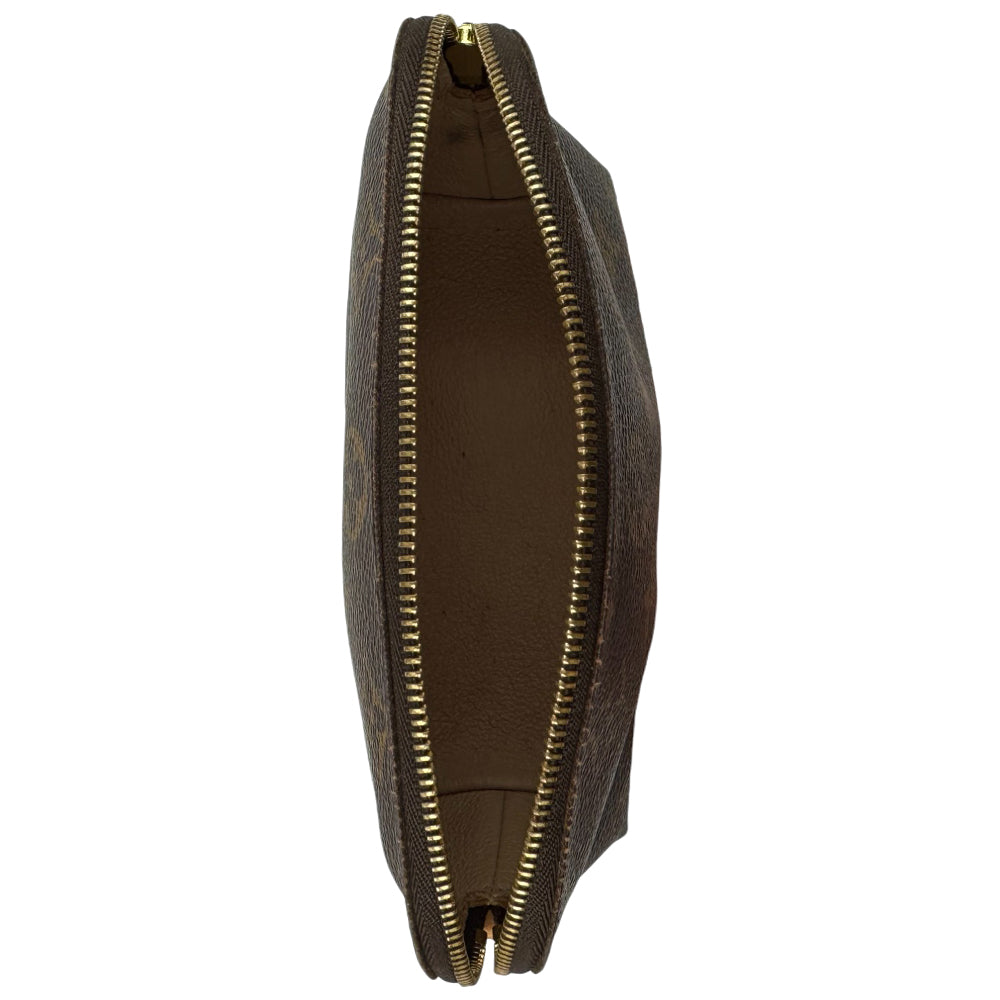 LOUIS VUITTON Brown Monogram Cosmetics Pouch Bag LHQ918