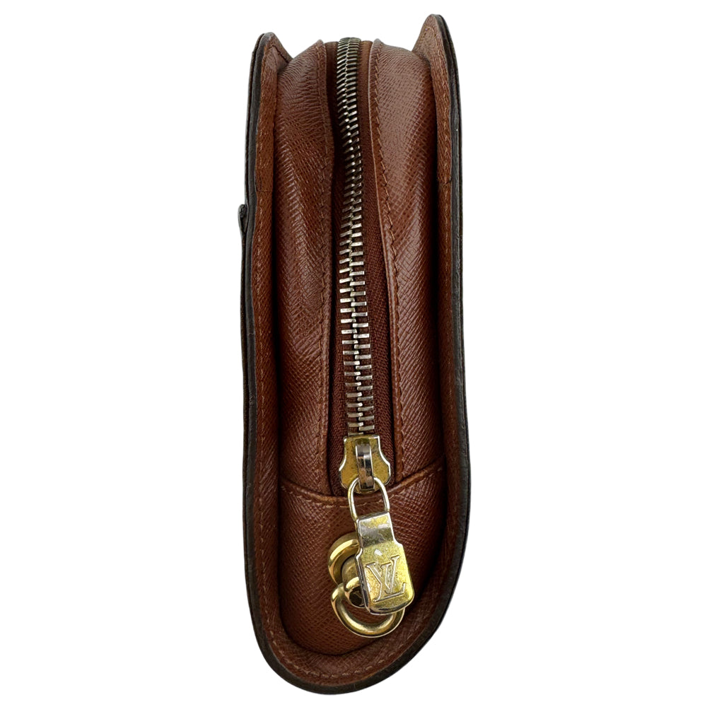 LOUIS VUITTON Orsay Brown Monogram Pochette Pouch Clutch LHQ954
