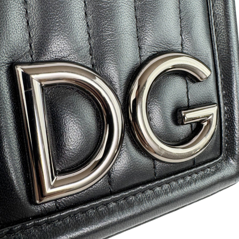 DOLCE & GABBANA Black Quilted Leather Bag LHQ955