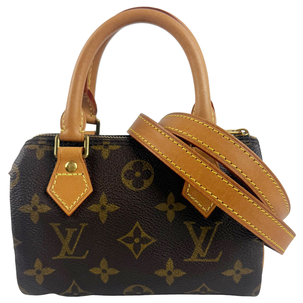 LOUIS VUITTON Nano Speedy Shoulder Bag LHQ956