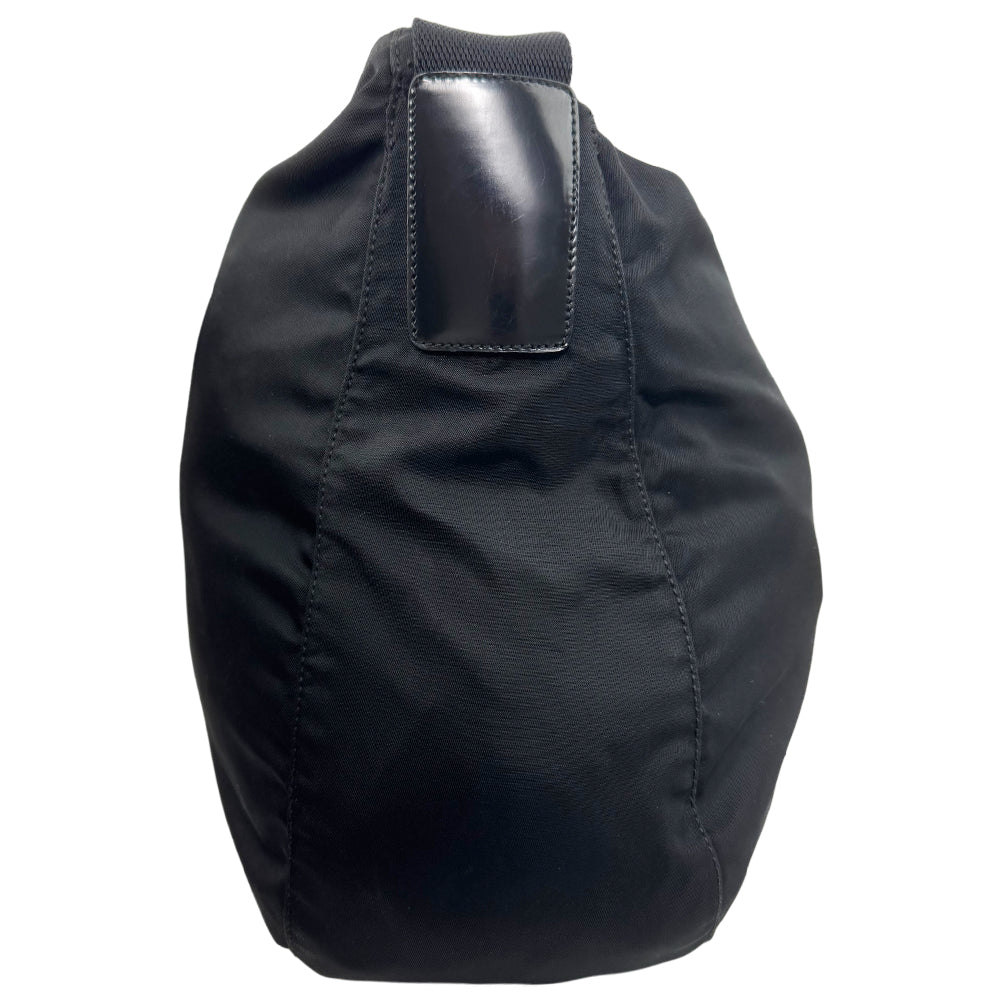 PRADA Black Nylon Crossbody Shoulder Bag LHQ963