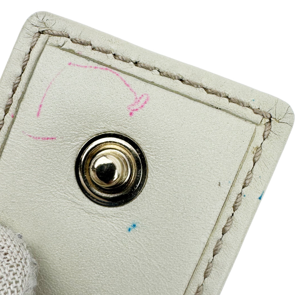 GUCCI Cream Leather Guccissima Notebook/Card Holder LHQ965
