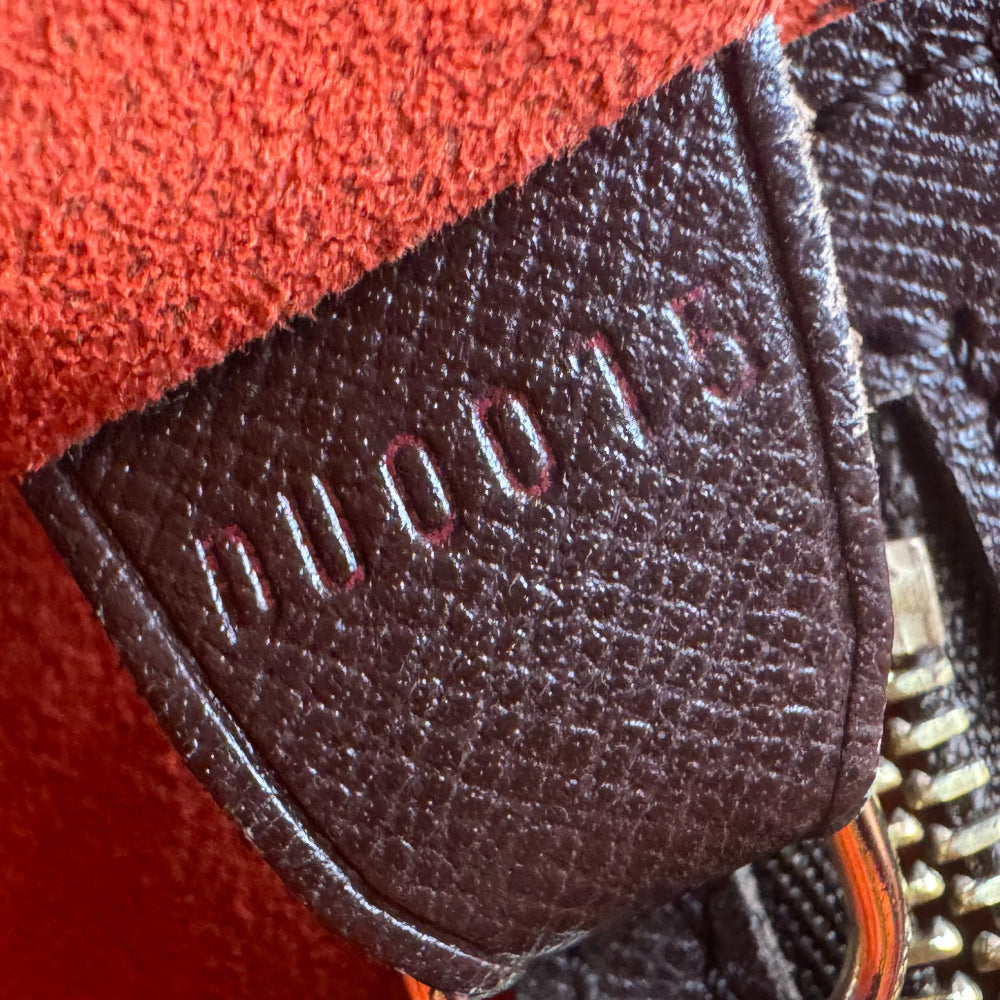 LOUIS VUITTON Damier Ebene Marais Bucket Shoulder Bag LHQ967