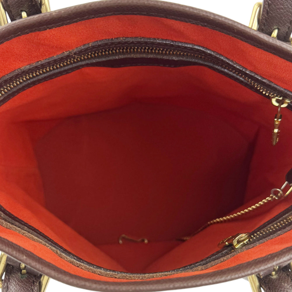 LOUIS VUITTON Damier Ebene Marais Bucket Shoulder Bag LHQ967