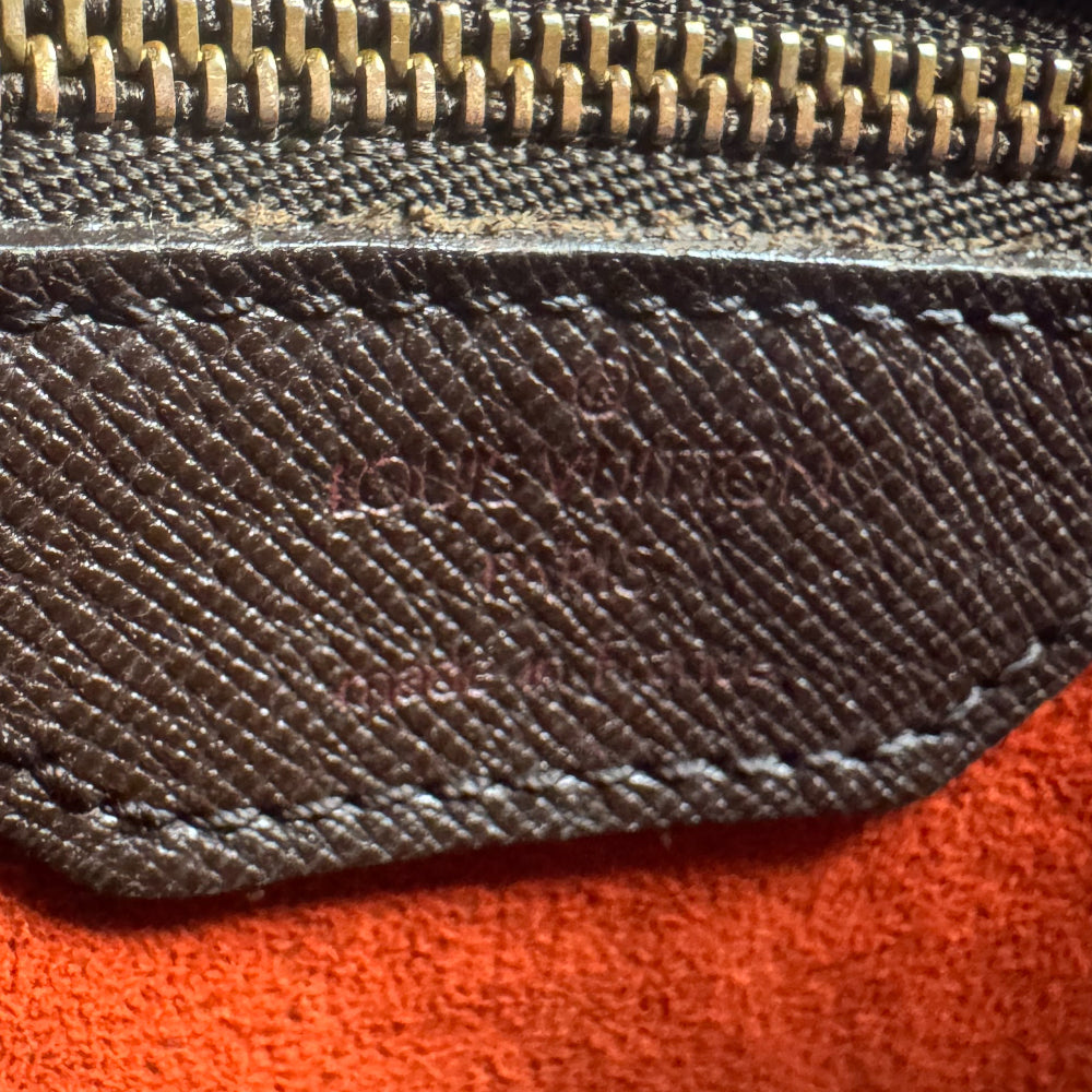 LOUIS VUITTON Damier Ebene Marais Bucket Shoulder Bag LHQ967