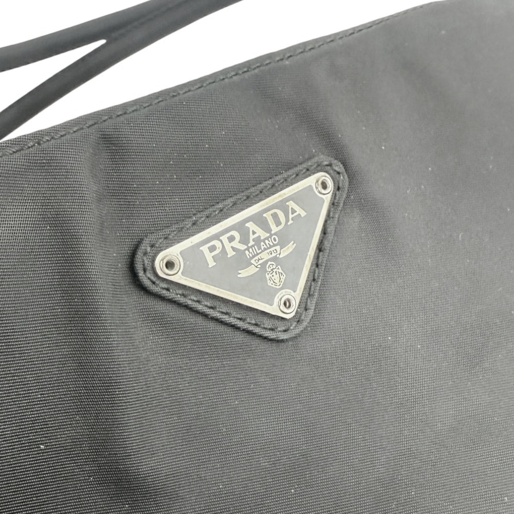 PRADA Black Nylon Tote Handbag LHQ969