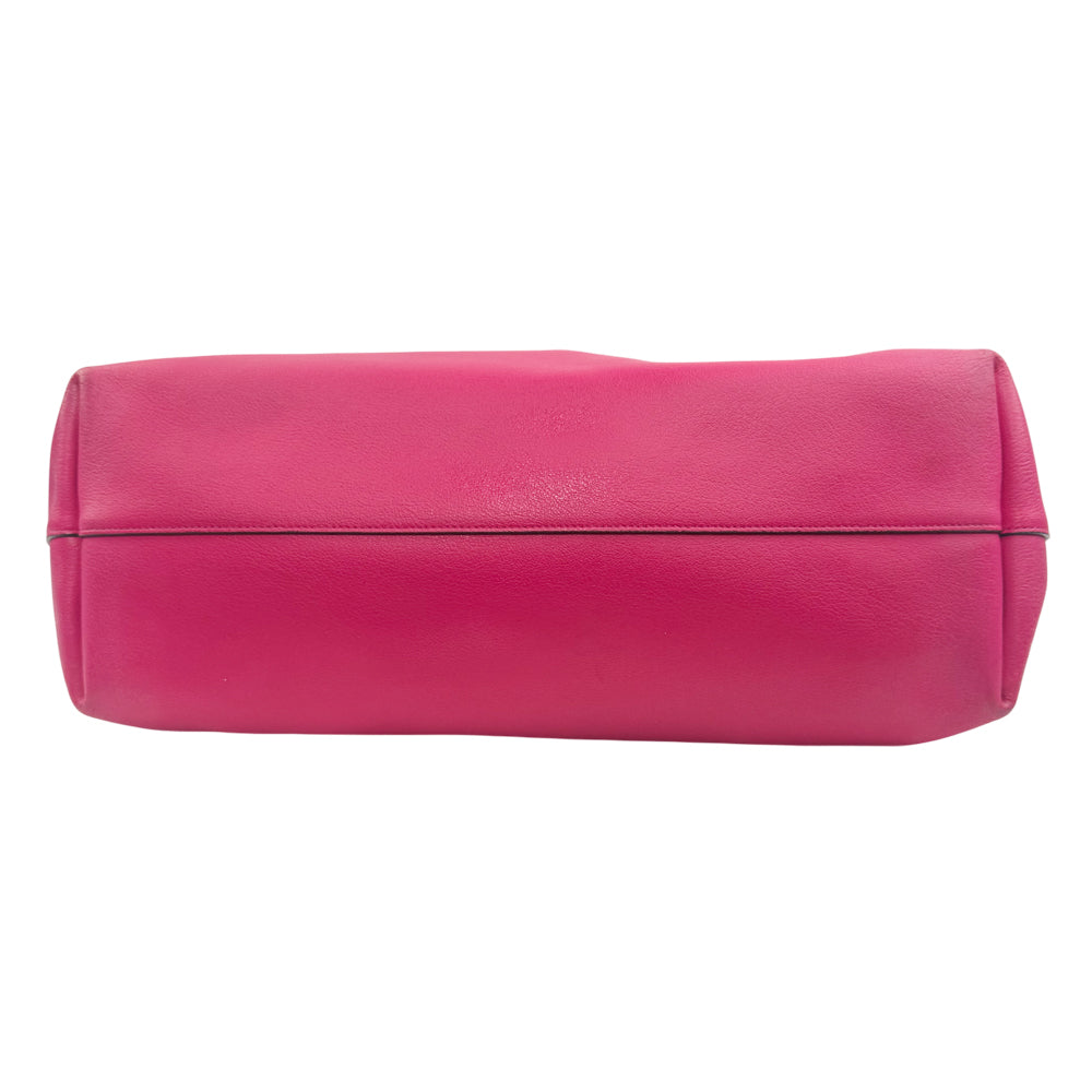 YSL SAINT LAURENT Tote Bag Shopper With Pouch in Pink LHQ980