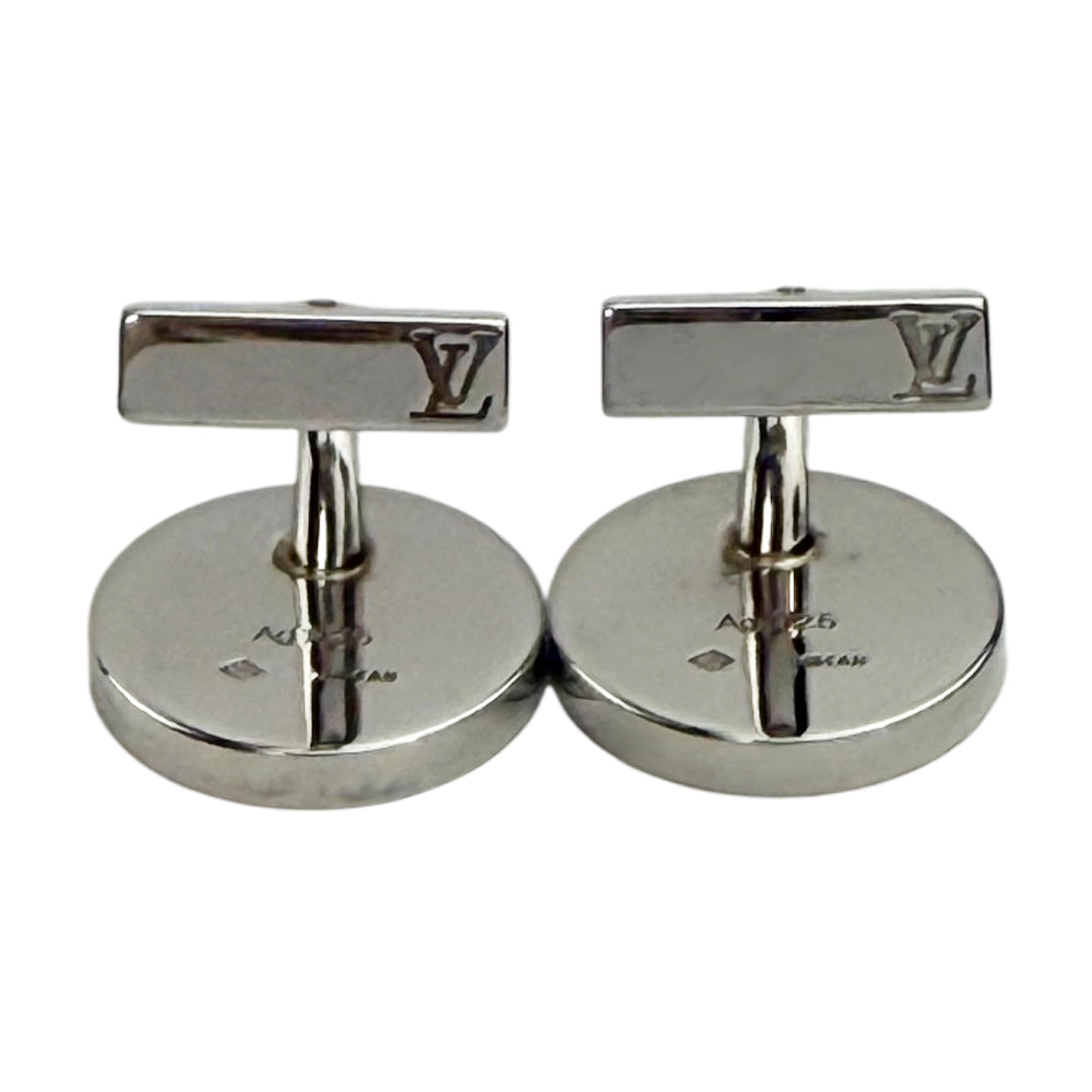 LOUIS VUITTON Bouton de Manchette Fleur Cufflinks LHQ990