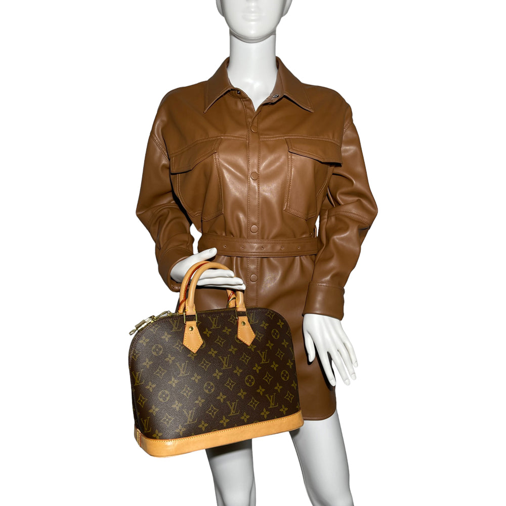 LOUIS VUITTON Alma PM Bolso Monograma Lona LHQ19