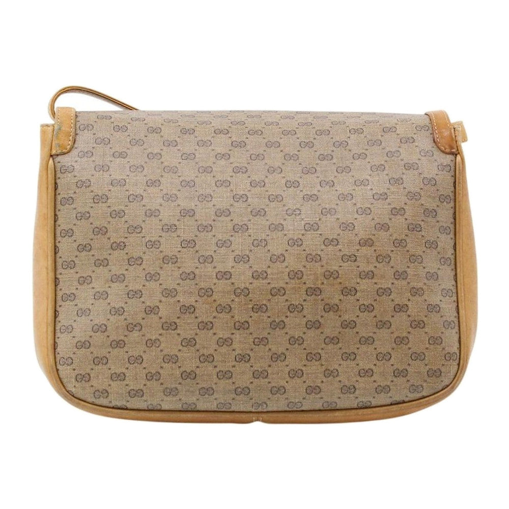 GUCCI Micro GG Brown Shoulder Bag LHQ2351