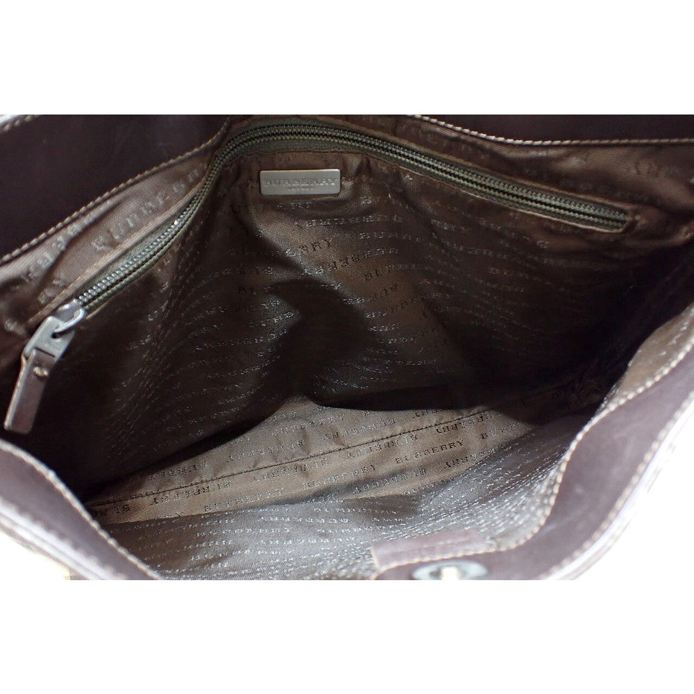 BURBERRY Nova Check Shoulder Bag LHQ2358 - interior