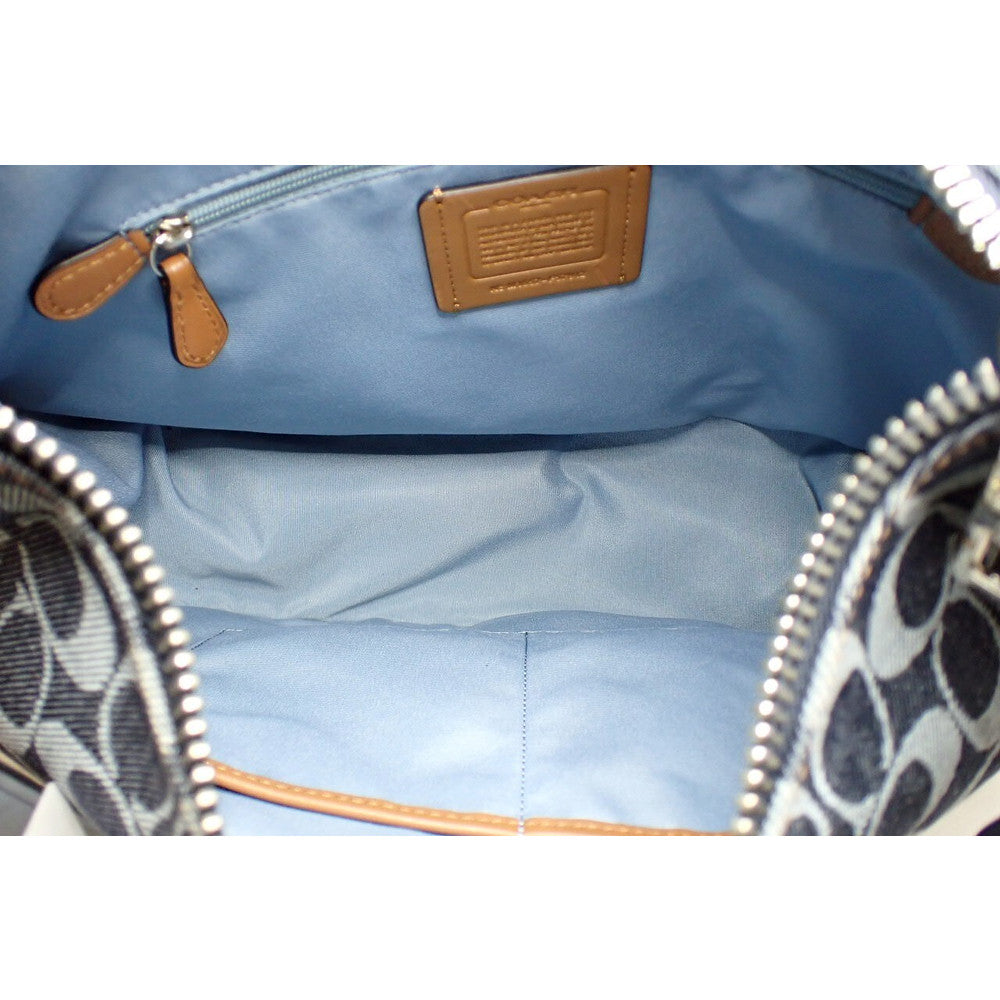 COACH Harley Signature Denim Shoulder Crossbody Bag LHQ2389 - interior