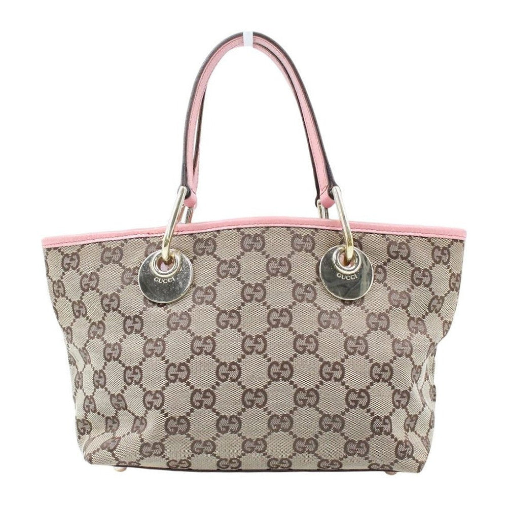 GUCCI GG Brown Canvas Tote Bag LHQ2421