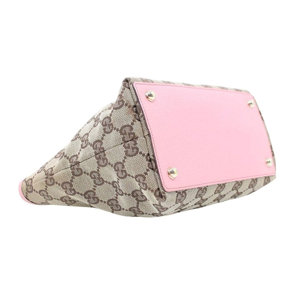 GUCCI GG Brown Canvas Tote Bag LHQ2421