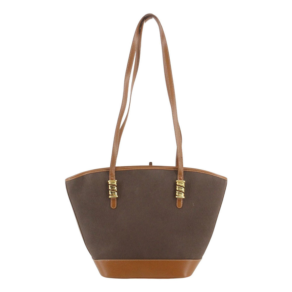 LOEWE Velazquez Leather Shoulder Bag Brown LHQ2506
