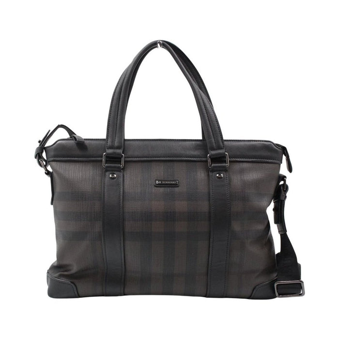 BURBERRY Smoked Check Newburg Crossbody Briefcase Bag LHQ2269