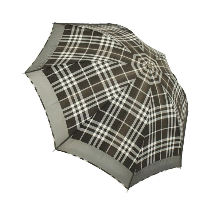 BURBERRY Black Nova Check Umbrella LHQ2343