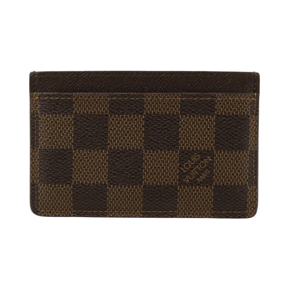 LOUIS VUITTON Damier Ebene Card Holder LHQ2422