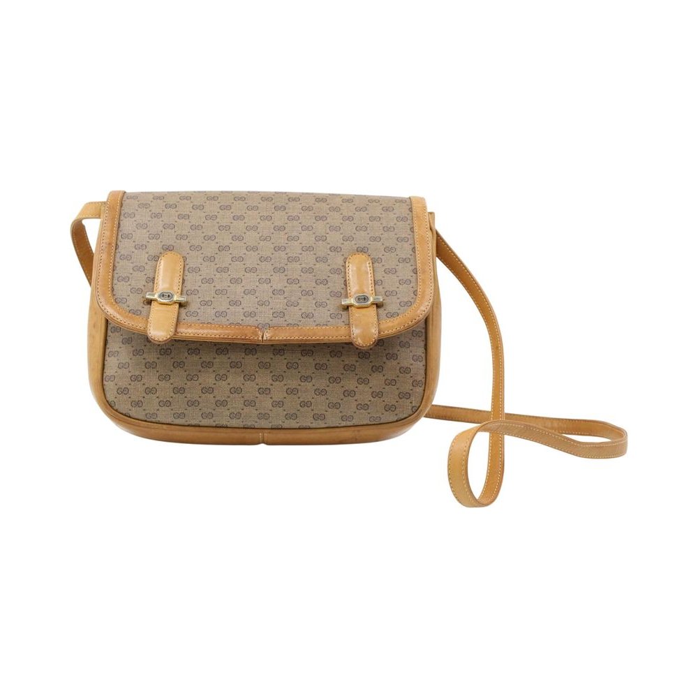 GUCCI Micro GG Brown Shoulder Bag LHQ2351