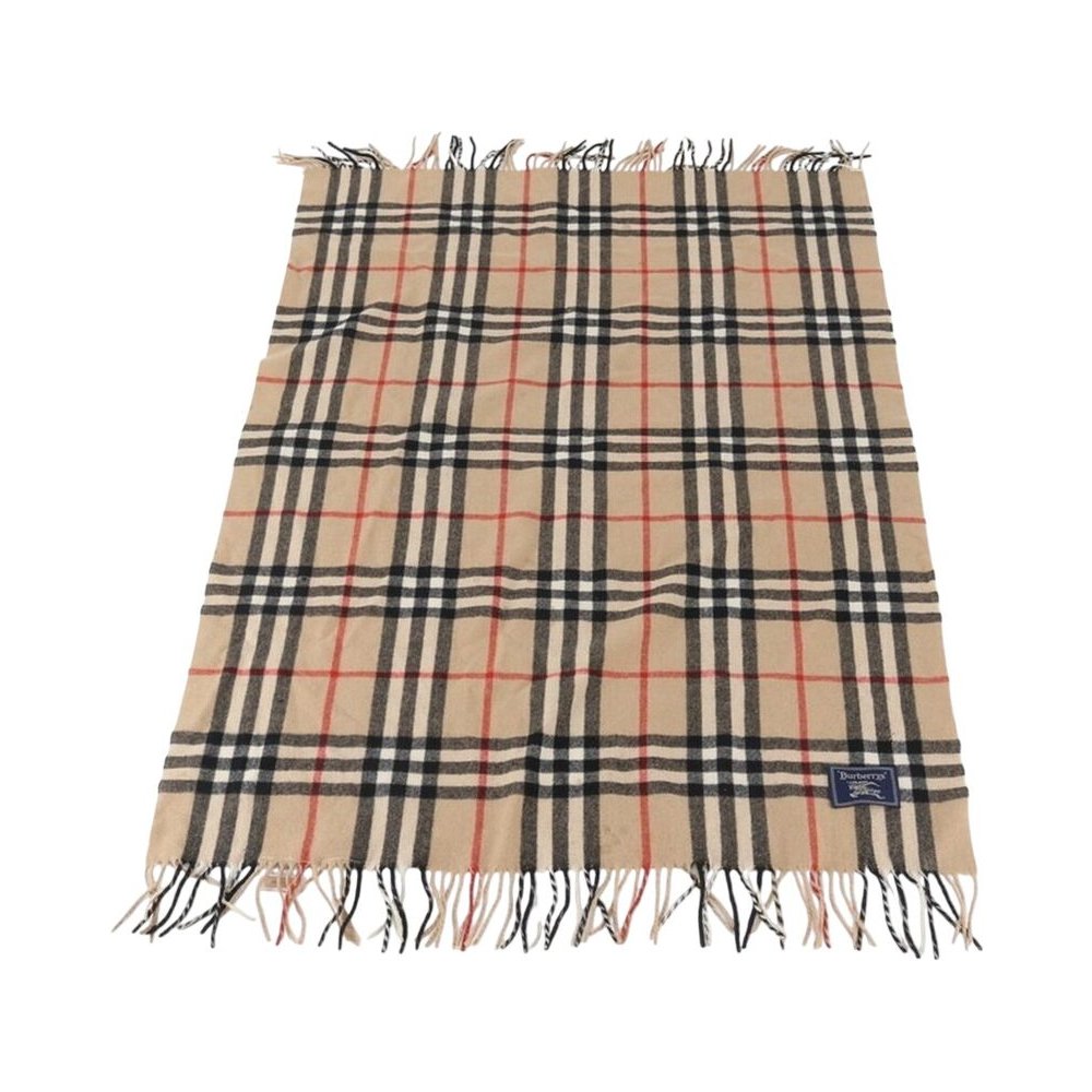 BURBERRY Classic Nova Check Wool Scarf LHQ2232