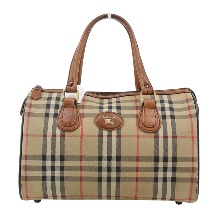 BURBERRY Vintage House Check Boston Handbag LHQ2521