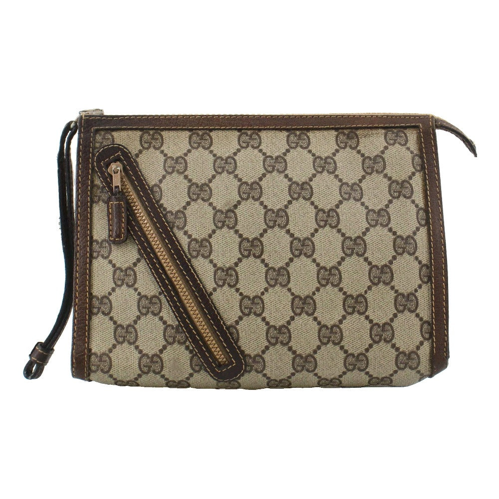 GUCCI GG Supreme Canvas Clutch Pouch LHQ2490