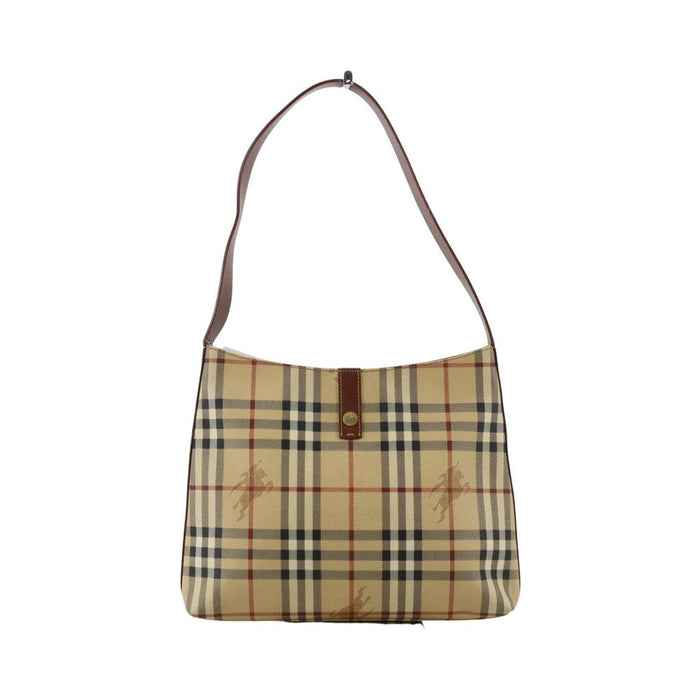 BURBERRY Beige Nova Check Shoulder Bag LHQ2328
