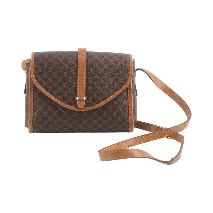 CELINE Brown Macadam Shoulder Crossbody Bag LHQ2304