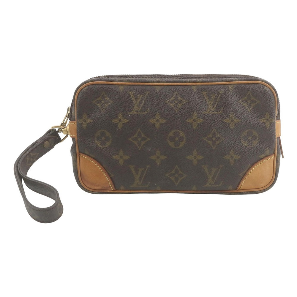 LOUIS VUITTON Monogram Marly Dragonne PM Clutch Bag LHQ2505
