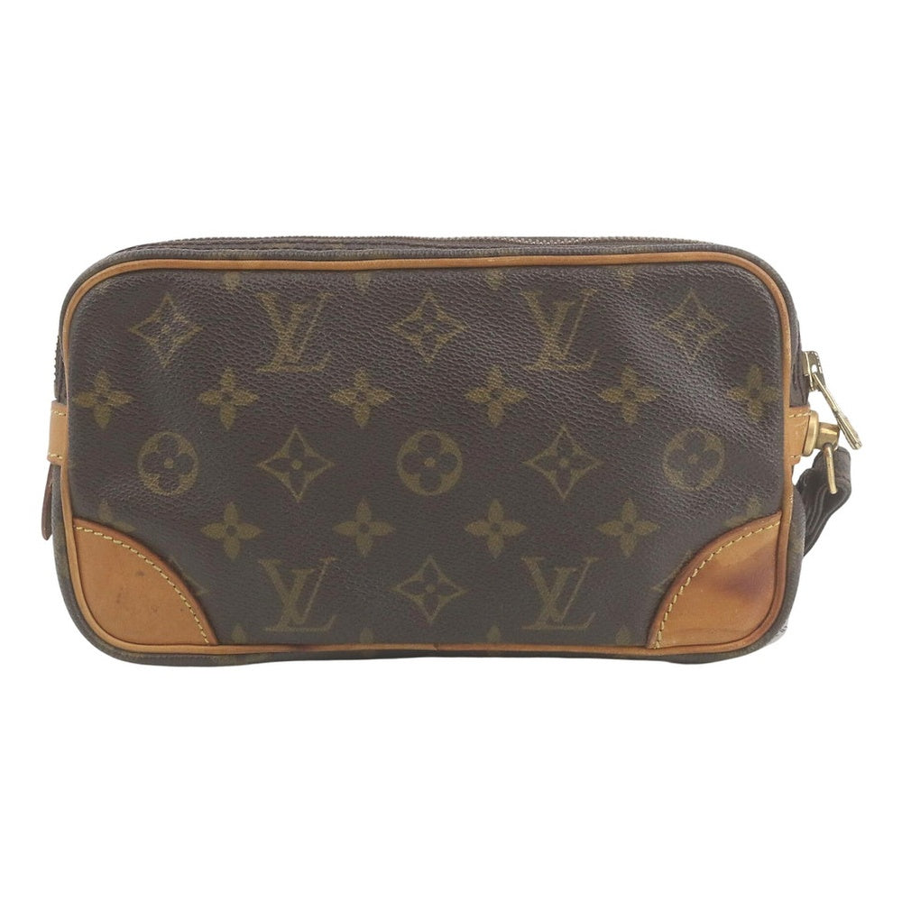 LOUIS VUITTON Monogram Marly Dragonne PM Clutch Bag LHQ2505