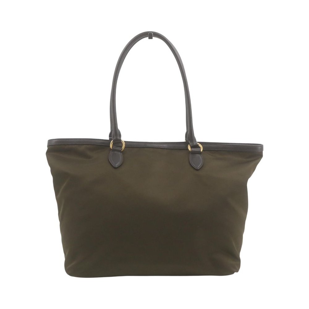 PRADA Green Nylon Tote Shoulder Bag LHQ2442