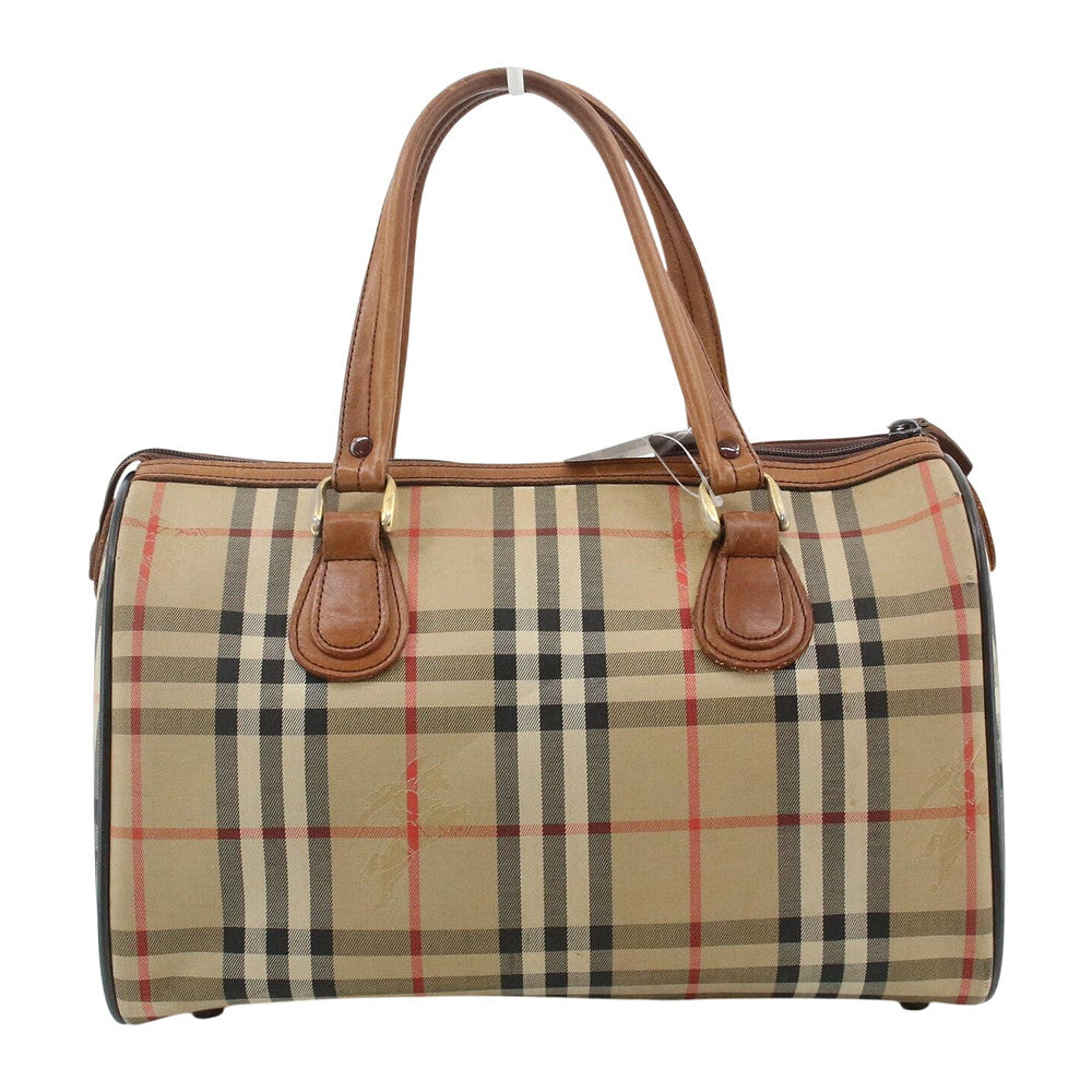 BURBERRY Vintage House Check Boston Handbag LHQ2521
