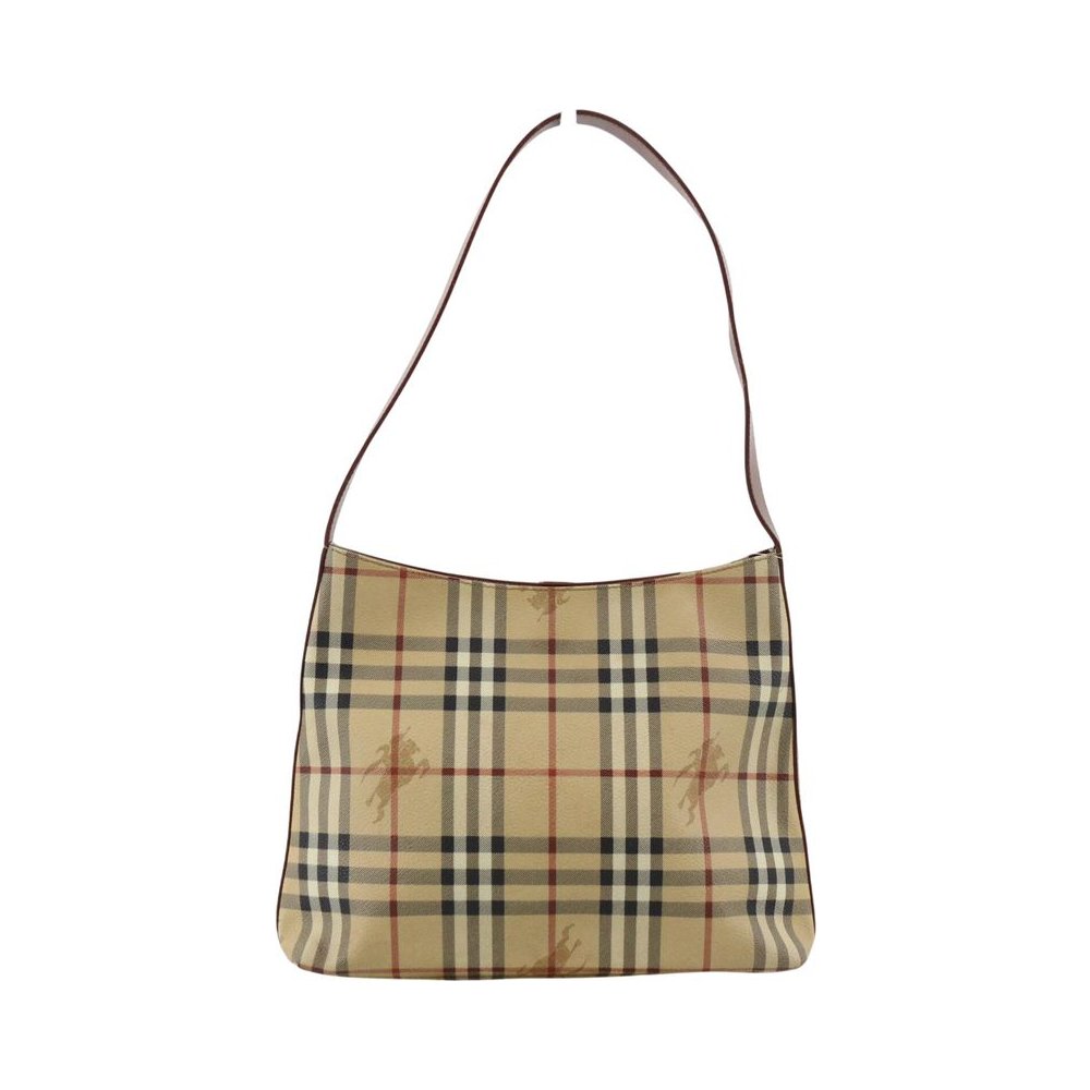 BURBERRY Beige Nova Check Shoulder Bag LHQ2328
