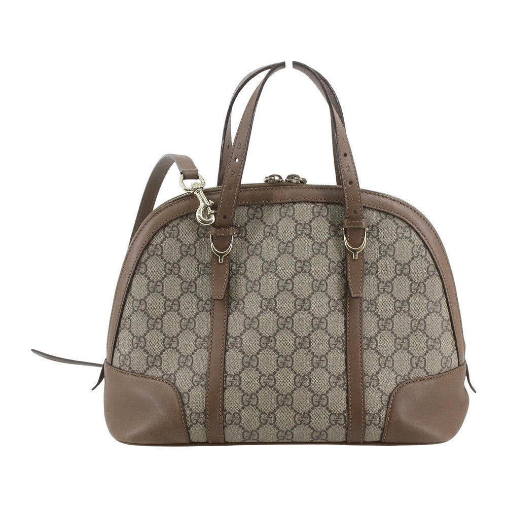 GUCCI GG Supreme Canvas Dome 2 Way Handbag LHQ2508