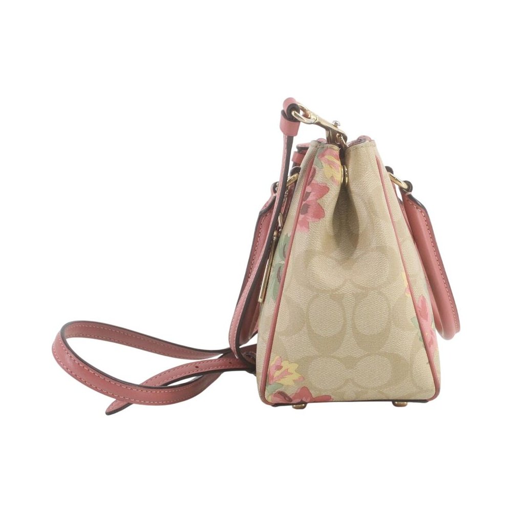COACH Mini Surrey Carryall Lily Print Crossbody Shoulder Bag LHQ2312