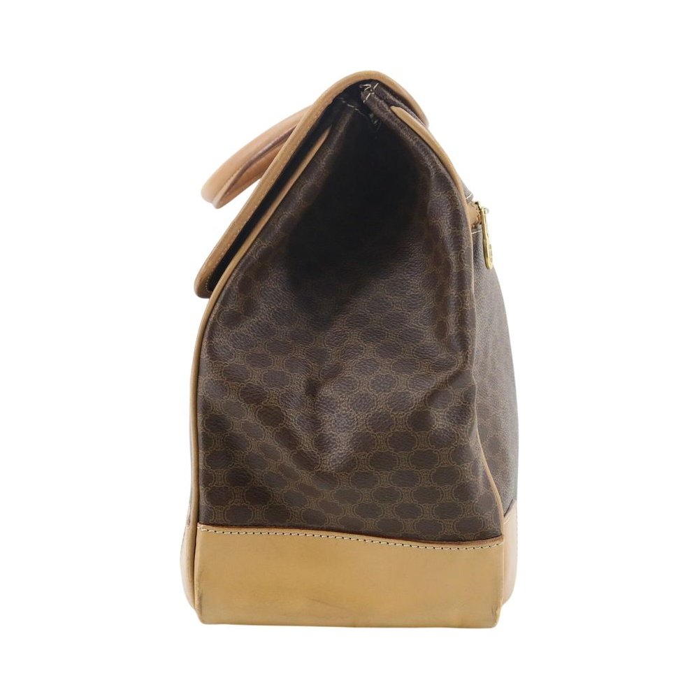 CELINE Brown Macadam Travel Handbag LHQ2347