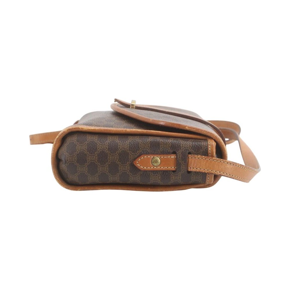 CELINE Brown Macadam Shoulder Crossbody Bag LHQ2304